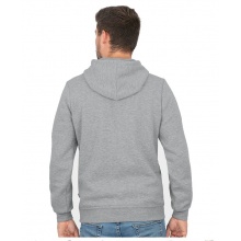 JAKO Freizeit Kapuzenpullover Hoodie Organic (Bio-Baumwolle) hellgrau meliert Herren