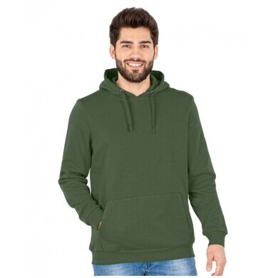 JAKO Freizeit Kapuzenpullover Hoodie Organic (Bio-Baumwolle) olivegrün Herren