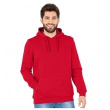 JAKO Freizeit Kapuzenpullover Hoodie Organic (Bio-Baumwolle) rot Herren