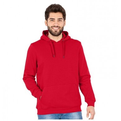 JAKO Freizeit Kapuzenpullover Hoodie Organic (Bio-Baumwolle) rot Herren