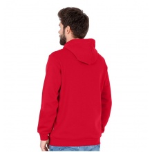 JAKO Freizeit Kapuzenpullover Hoodie Organic (Bio-Baumwolle) rot Herren