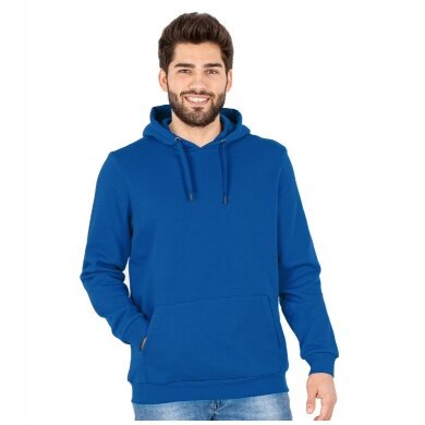 JAKO Freizeit Kapuzenpullover Hoodie Organic (Bio-Baumwolle) royalblau Herren