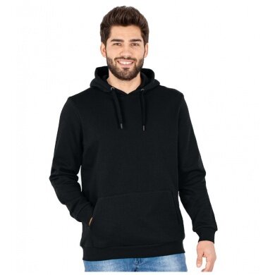 JAKO Freizeit Kapuzenpullover Hoodie Organic (Bio-Baumwolle) schwarz Herren