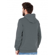 JAKO Freizeit Kapuzenpullover Hoodie Organic (Bio-Baumwolle) steingrau Herren