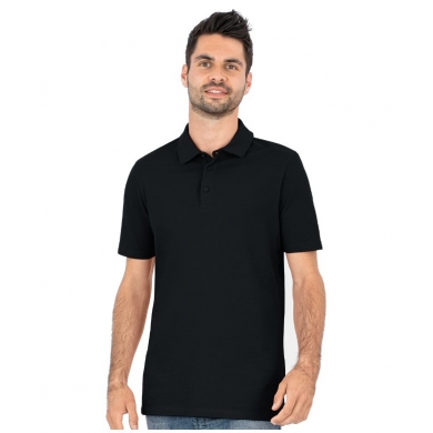 JAKO Sport-Polo Organic Stretch (Bio-Baumwolle) schwarz Herren