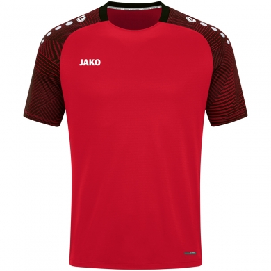 JAKO Sport-Tshirt Performance (modern, atmungsaktiv, schnelltrocknend) rot/schwarz Kinder