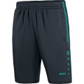 JAKO Sporthose Short Active kurz anthrazit/türkis Jungen