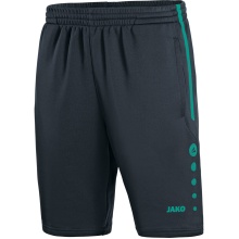 JAKO Sporthose Short Active kurz anthrazit/türkis Herren