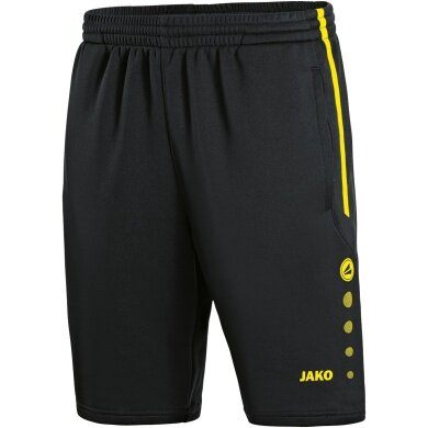 JAKO Sporthose Short Active kurz schwarz/neongelb Jungen