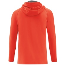 JAKO Hoodie Prestige neonrot/grau Herren