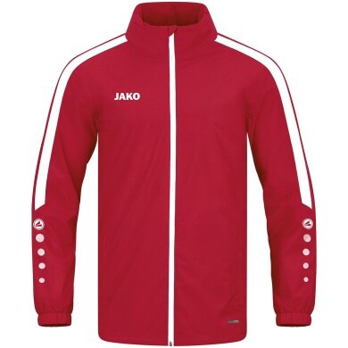 JAKO Allwetterjacke Power (100% Polyester, wind- und wasserabweisende Material) rot Kinder