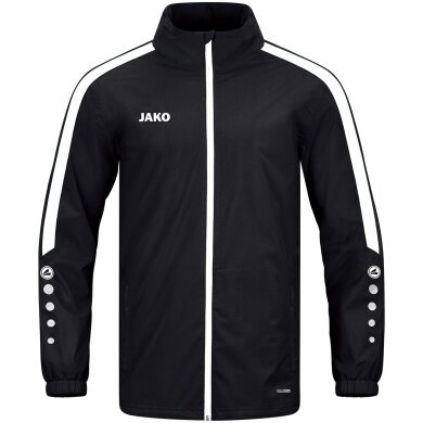 JAKO Allwetterjacke Power (100% Polyester, wind- und wasserabweisende Material) schwarz Herren