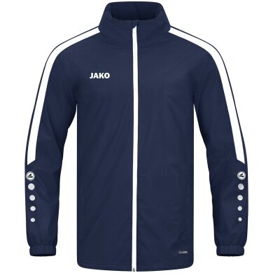 JAKO Allwetterjacke Power (100% Polyester, wind- und wasserabweisende Material) marineblau Herren