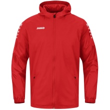 JAKO Allwetterjacke Team 2.0 (100% Polyester, wasserabweisendes Obermaterial) rot Kinder