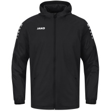 JAKO Allwetterjacke Team 2.0 (100% Polyester, wasserabweisendes Obermaterial) schwarz Kinder