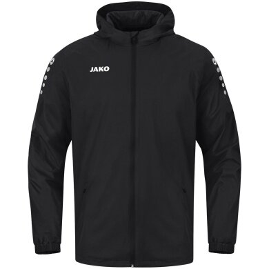 JAKO Allwetterjacke Team 2.0 (100% Polyester, wasserabweisendes Obermaterial) schwarz Kinder