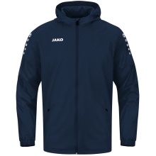 JAKO Allwetterjacke Team 2.0 (100% Polyester, wasserabweisendes Obermaterial) marineblau Herren