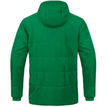 JAKO Coachjacke Team mit Kapuze (100% Polyester, wasserabweisendes Obermaterial) grün Herren