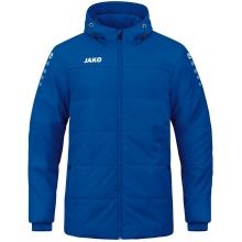 JAKO Coachjacke Team mit Kapuze (100% Polyester, wasserabweisendes Obermaterial) royalblau Herren