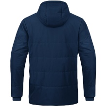 JAKO Coachjacke Team mit Kapuze (100% Polyester, wasserabweisendes Obermaterial) marineblau Herren