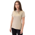 JAKO Freizeit-Polo Pro Casual (Polyester-Stretch-Jersey) beige Damen