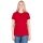 JAKO Freizeit Shirt Doubletex (Polyester/Baumwolle) rot Damen