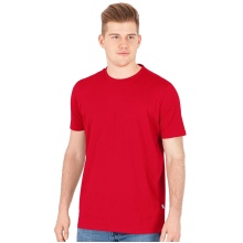 JAKO Freizeit Tshirt Doubletex (Polyester/Baumwolle) rot Herren