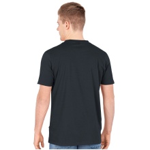 JAKO Freizeit Tshirt Doubletex (Polyester/Baumwolle) anthrazitgrau Herren