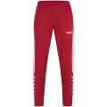 JAKO Sport-Freizeithose Power (Stretch-Micro-Twill) lang rot/weiss Damen