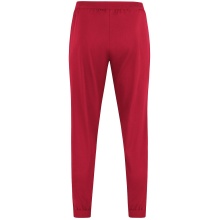 JAKO Sport-Freizeithose Power (Stretch-Micro-Twill) lang rot/weiss Damen