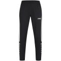 JAKO Sport-Freizeithose Power (Stretch-Micro-Twill) lang schwarz/weiss Damen