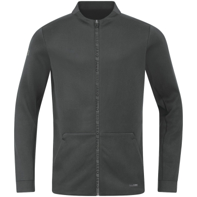 JAKO Freizeitjacke Pro Casual (elastisches Material, Seitentaschen) grau Herren