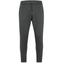 JAKO Jogginghose Pro Casual (elastisches Material, Seitentasche mit Reißverschluss) lang grau Herren