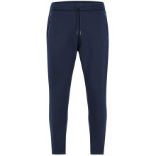 JAKO Jogginghose Pro Casual (elastisches Material, Seitentasche mit Reißverschluss) lang marineblau Herren