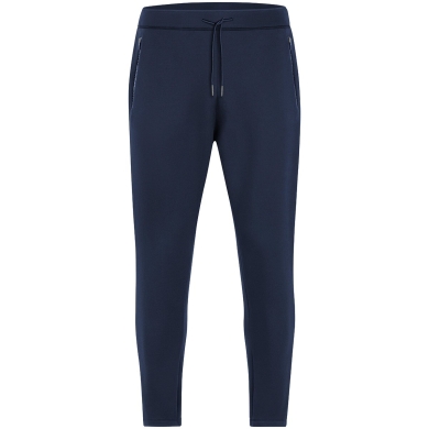 JAKO Jogginghose Pro Casual (elastisches Material, Seitentasche mit Reißverschluss) lang marineblau Herren