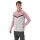 JAKO Kapuzenjacke Iconic (Polyester-Fleece, Seitentaschen mit Reißverschluss) hellgrau/pink/anthrazitgrau Herren