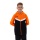 JAKO Kapuzenjacke Iconic (Polyester-Fleece, Seitentaschen mit Reißverschluss) schwarz/neonorange Kinder