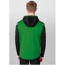 JAKO Kapuzenjacke Performance (Polyester-Fleece) grün/schwarz Herren