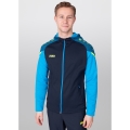 JAKO Kapuzenjacke Performance (Polyester-Fleece) marineblau/hellblau Herren