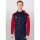 JAKO Kapuzenjacke Performance (Polyester-Fleece) marineblau/rot Herren