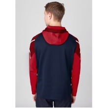 JAKO Kapuzenjacke Performance (Polyester-Fleece) marineblau/rot Herren