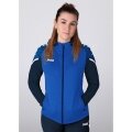 JAKO Kapuzenjacke Performance (Polyester-Fleece) royalblau/marineblau Damen