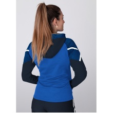 JAKO Kapuzenjacke Performance (Polyester-Fleece) royalblau/marineblau Damen