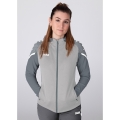 JAKO Kapuzenjacke Performance (Polyester-Fleece) hellgrau Damen