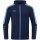 JAKO Kapuzenjacke Power (Polyester-Fleece, Seitentaschen mit Reißverschluss) marineblau/skyblau Kinder