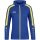 JAKO Kapuzenjacke Power (Polyester-Fleece, Seitentaschen mit Reißverschluss) royalblau/gelb Damen