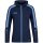 JAKO Kapuzenjacke Power (Polyester-Fleece, Seitentaschen mit Reißverschluss) marineblau/skyblau Damen