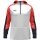 JAKO Kapuzenpullover mit Half-Zip Dynamic (100% rec. Polyester) weiss/coralrot/marineblau Herren