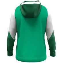 JAKO Kapuzenpullover mit Half-Zip Dynamic (100% rec. Polyester) grün/weiss/dunkelgrün Herren