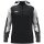 JAKO Kapuzenpullover mit Half-Zip Dynamic (100% rec. Polyester) schwarz/weiss/anthrazitgrau Herren